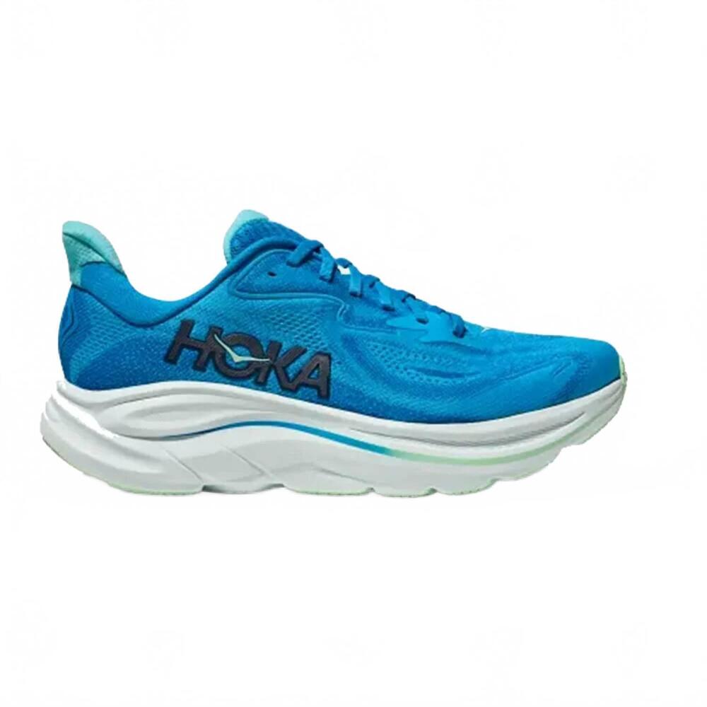 NEW HOKA men's clifton 10 shoes in hoka blue/skyward blue